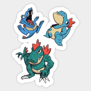 Water Starters Sticker